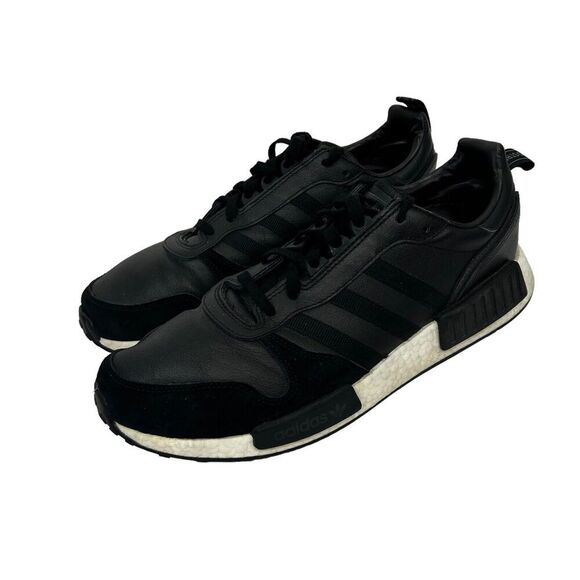 Adidas Rising Star X R1 NMD Boost Sneaker Shoes Black White EE3655 Men\'s Size 12 main image 4